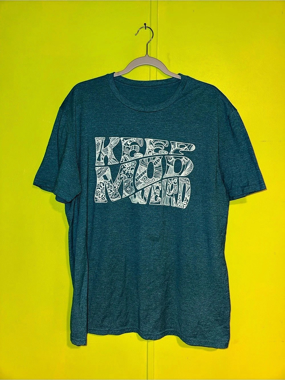 MOD Pizza Keep Mod Weird T-Shirt Blue